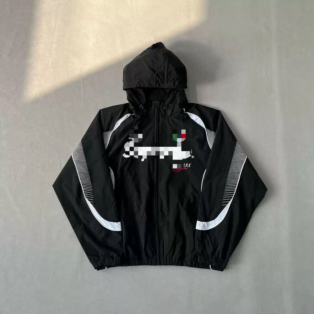 2026 New Luxury Jacket Designer Supremslys American Retro Embroidered Jacket Windbreaker Set Men's Loose Casual Men Jackets High Quality Supmer