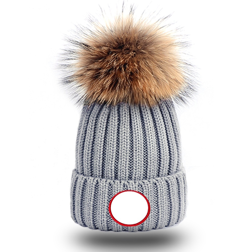 Warm Winter Caps Fashion winter hat Design beanies wool skull cap Fashion Women Beanie Pom Pom Bobble Hat Outdoor ski warm hats high quality d-3