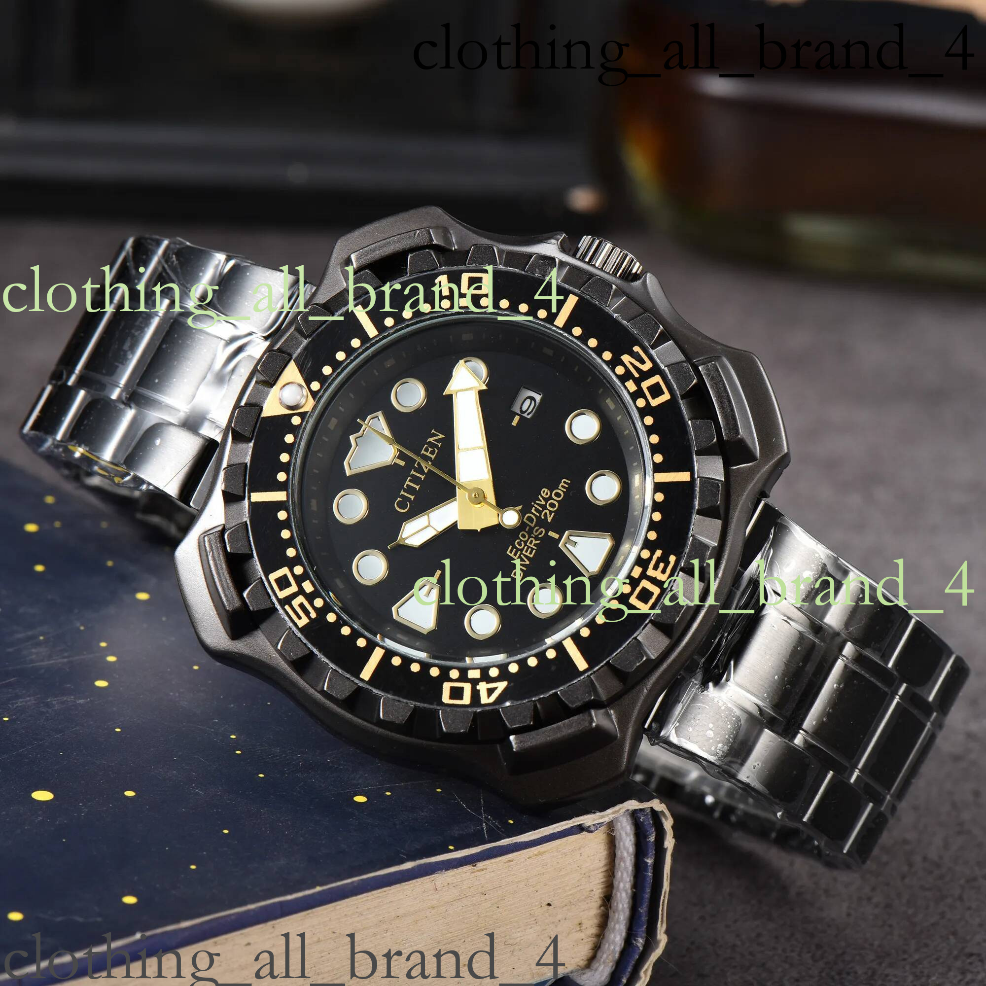 Citize Watch Men Luxury Trend Citi Quartz Calendar Waterproof Multi Function Fancy Round Stainless Automatic Date Designer High Quality Mens Citizen