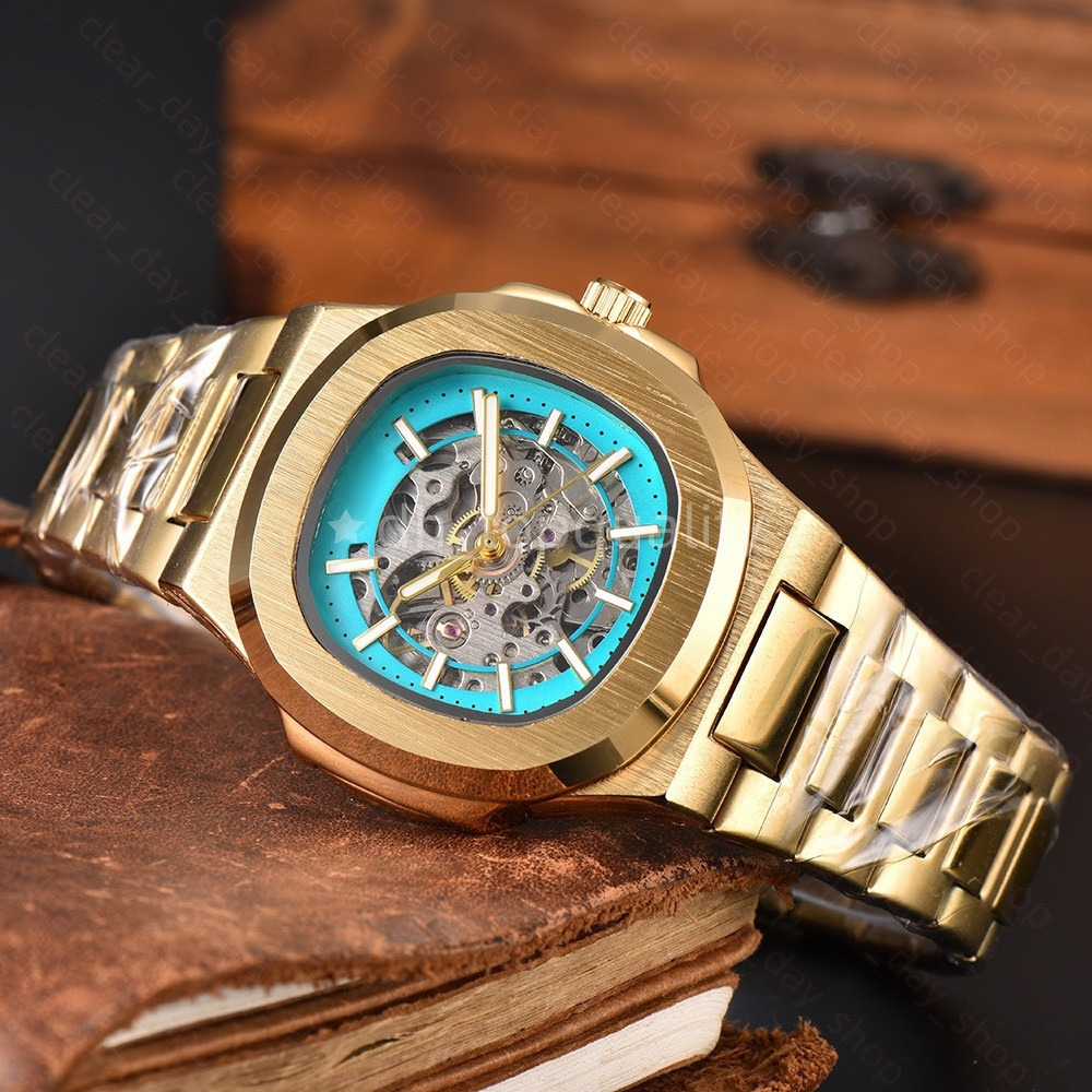 AAA Patekeities Philipeities Watch Luxury Designer Watch Mens Nautilius Watch Pataked Philipeitly Watch Chronograph Watch Quartz/Automatic Watch Wit