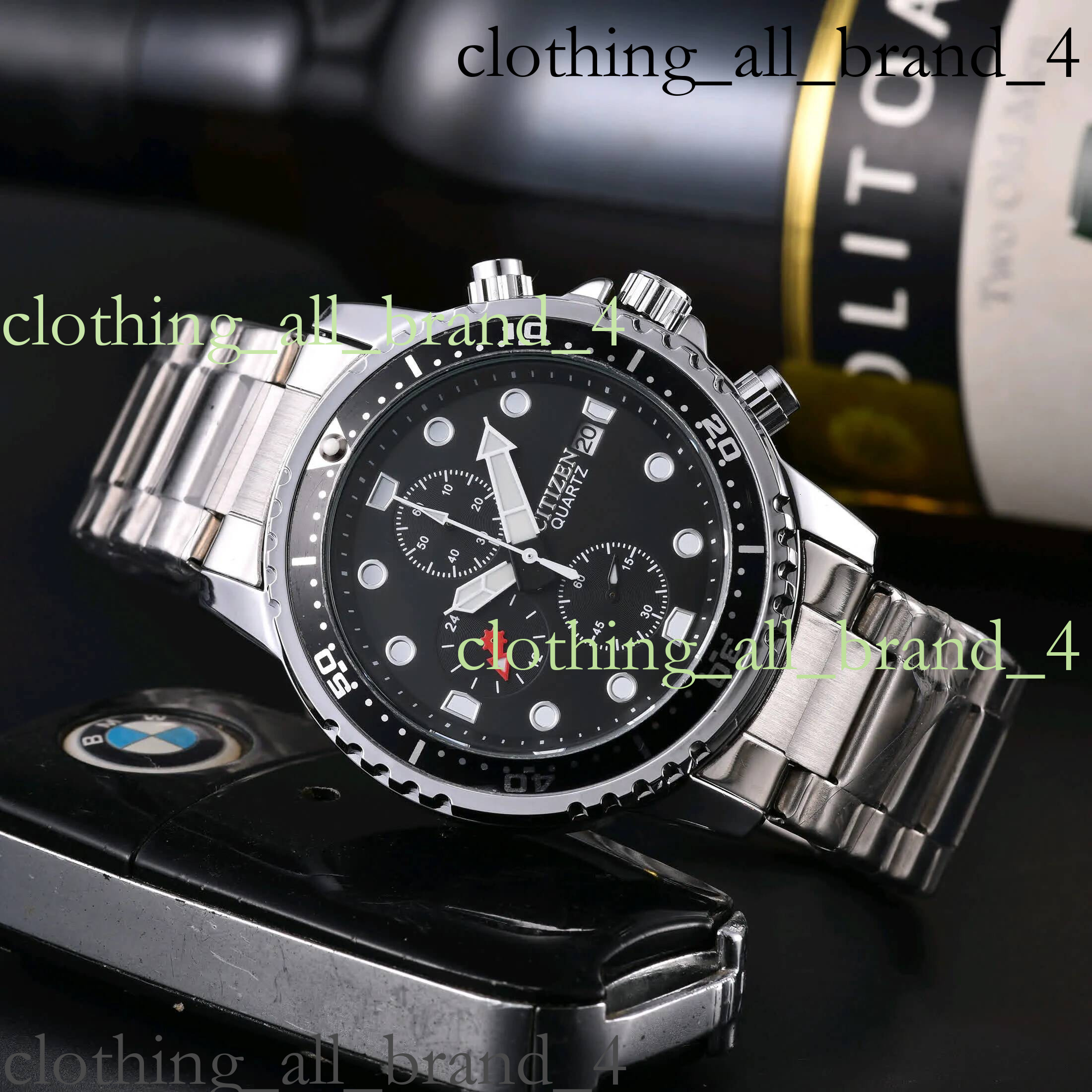 Citize Watch Men Luxury Trend Citi Quartz Calendar Waterproof Multi Function Fancy Round Stainless Automatic Date Designer High Quality Mens Citizen