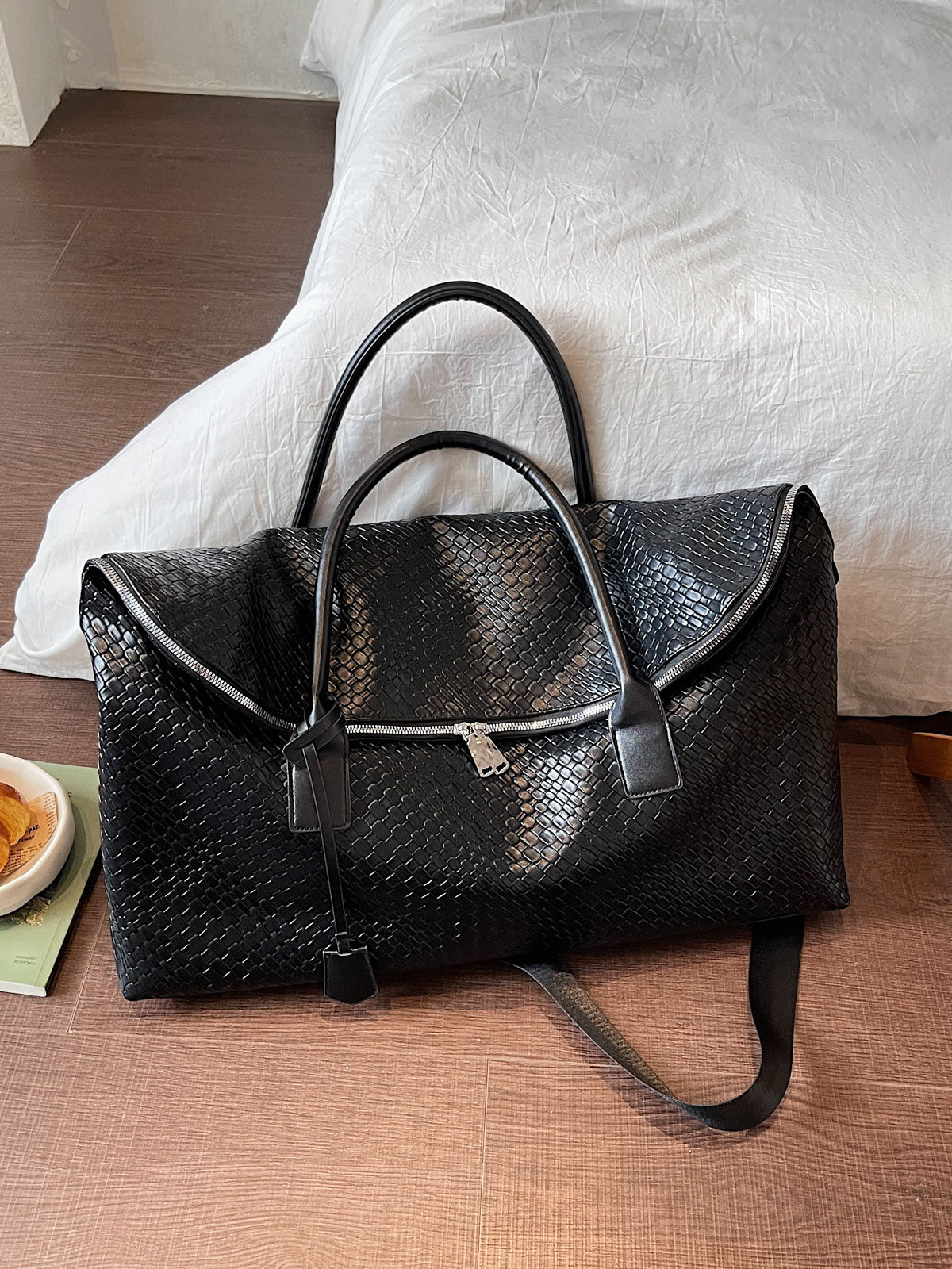 Lingge Travel High-End Luggage Bag, Short-Distance Business Trip, Boarding, Lightweight Handbag, Large-Capacity Sports And Fitness Bag