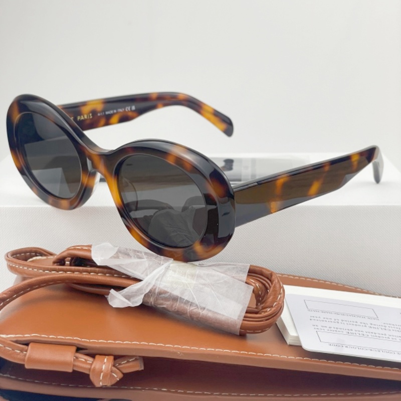 Luxury Brand Acetate Oval Sunglasses For Women Girl Hot Trending Men Fashion Designer Vintage Party Aesthetic Shades Sun Glasses fashion sunglasses
