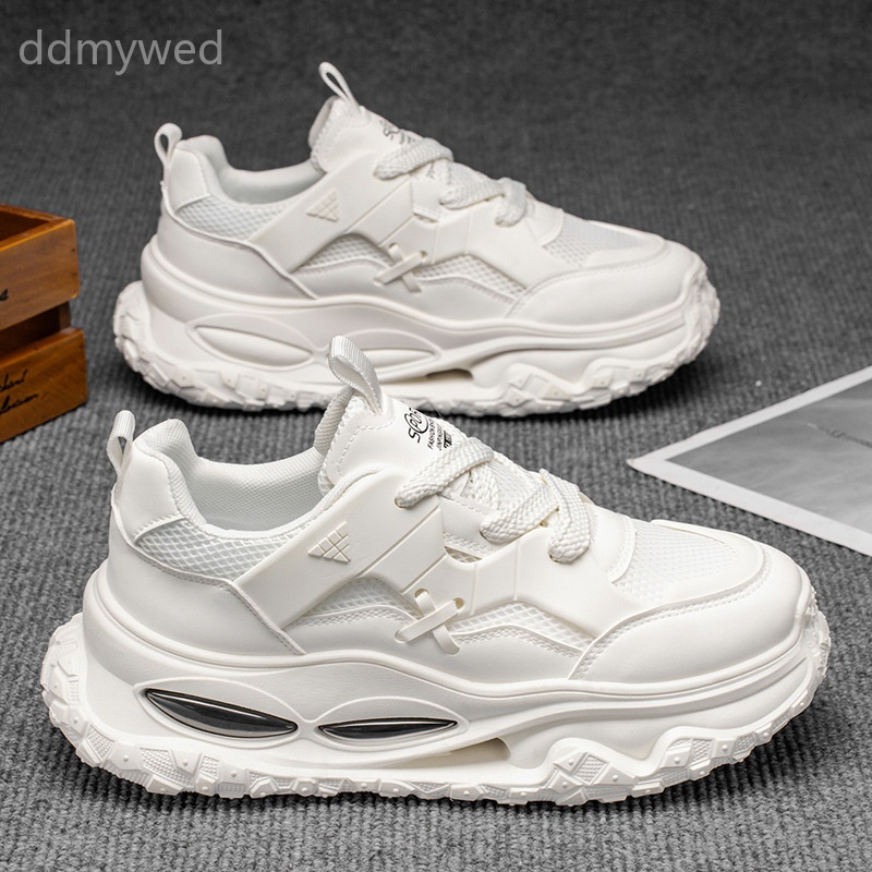 Breathable Mesh Men's Sneakers Casual Dad Shoes Youth Running Shoes Shock Absorption Winter Sports Shoes