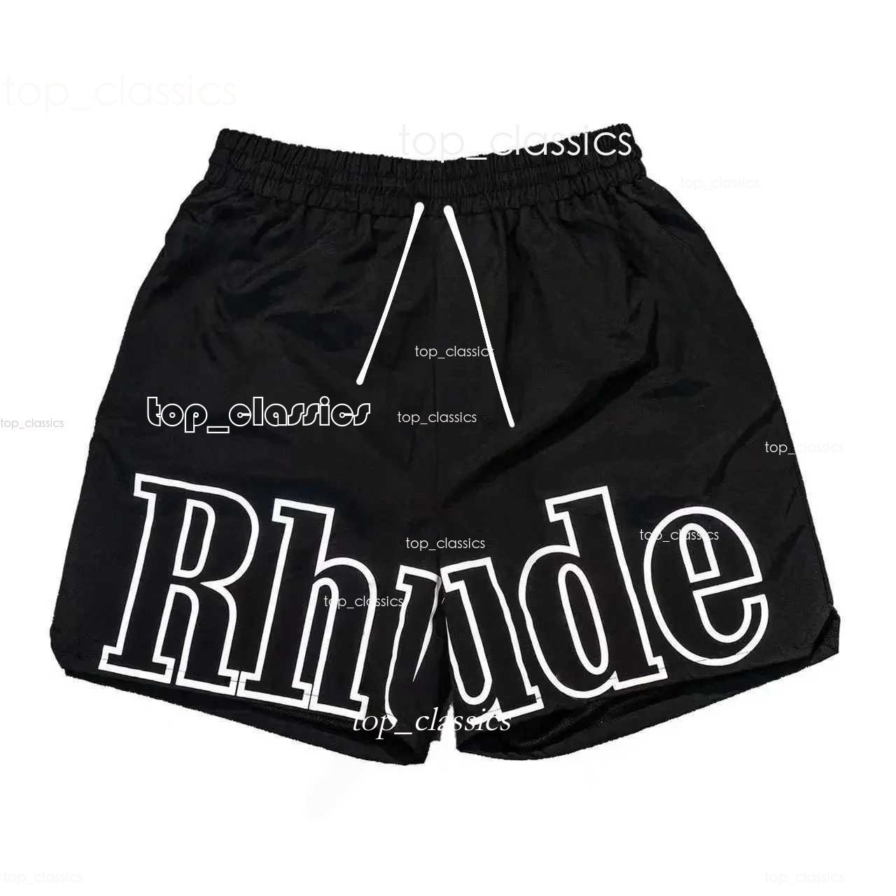 2026 Summer Ruhudes Shorts High Strt Trend Casual Shorts Hip Hop Men Women Loose Breathable Quick Drying Mesh Rhuds Sports Shorts 021