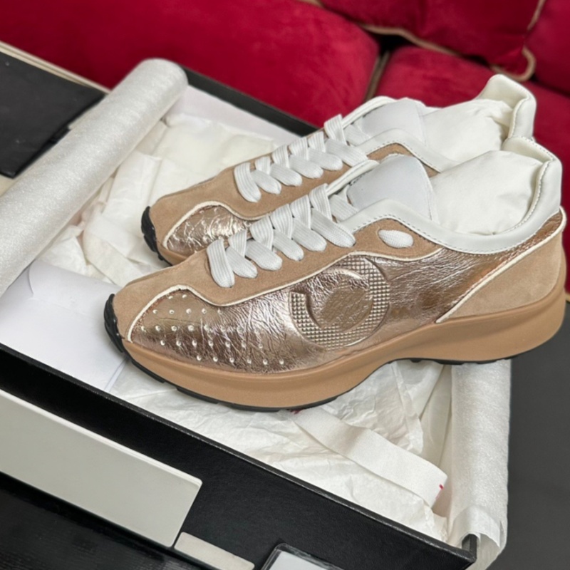 Designer Genuine Leather Womens Casual Shoes Top Quality Thick Sole Dad Shoes Multi-scene Training Casual Walking Shoes Designer Lightweight shoes O