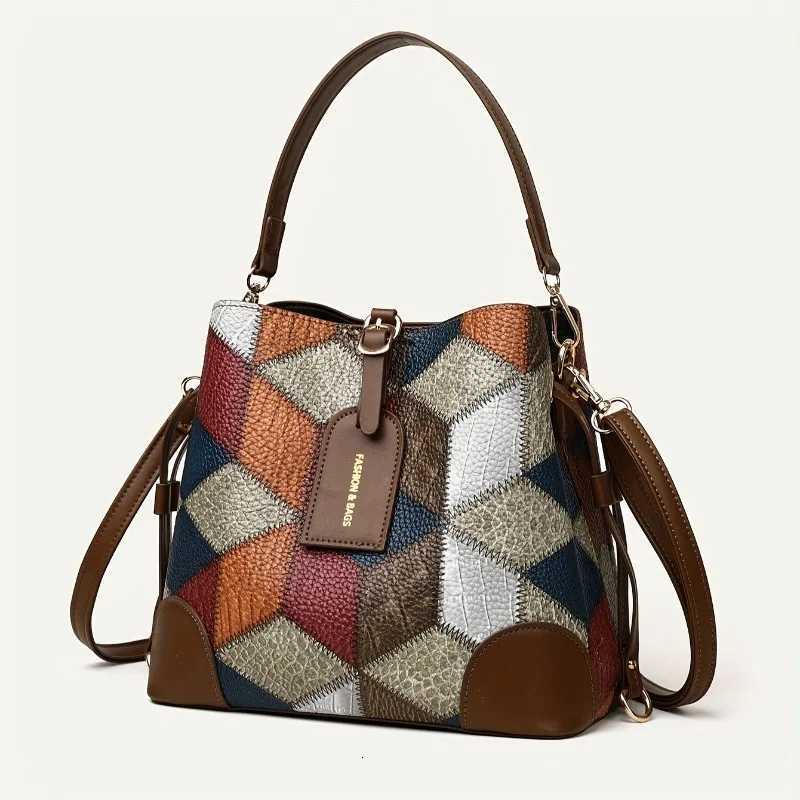 Shoulder Bags Vintage Crossbody Bag for Women Faux Leather Handbag with Top Handle Detachable Crossbody Strap Large Capacity Shoulder Purse H261016