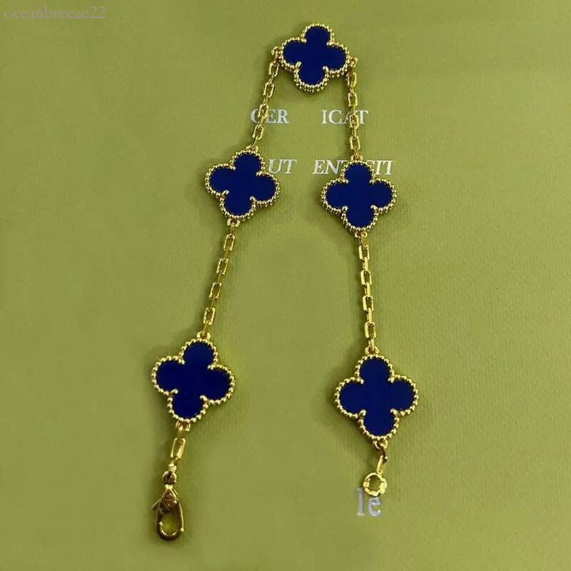 Four Leaf Clover Bracelet Women Luxury Brand Design Bracelet Mother of Pearl Bracelet Classic Designer Jewelry 6bc