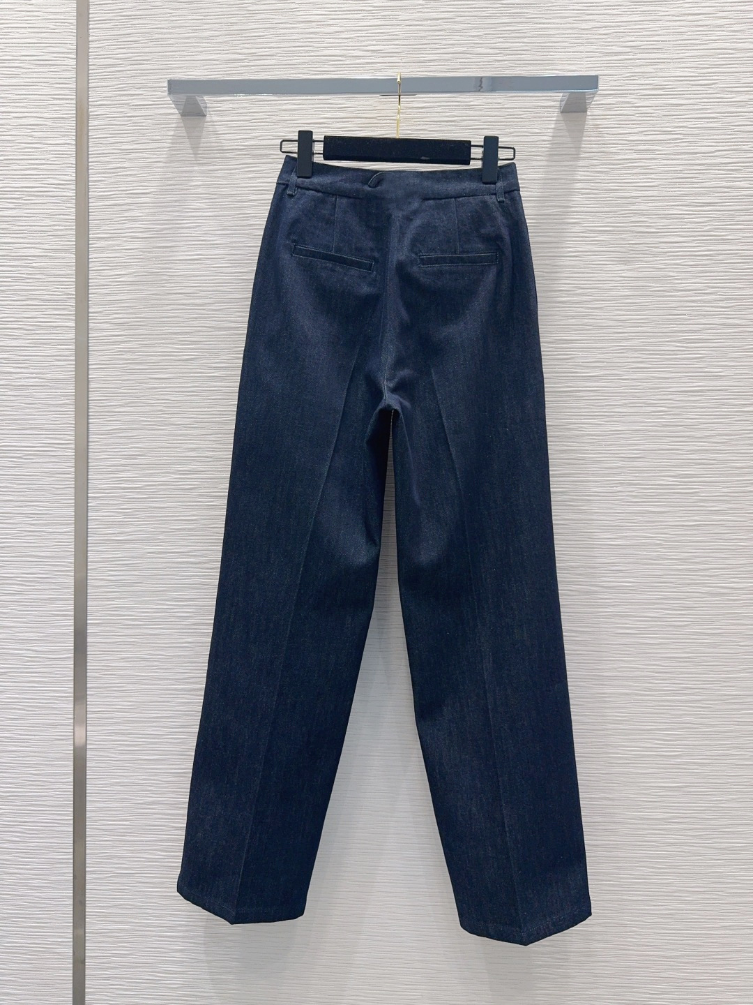 Designer Shenzhen 26K Small Fragrance Style High-Waisted Wide-Leg Jeans For Women, Dark Straight-Leg Loose Fit, Slimming, Versatile Long Pants c7cd