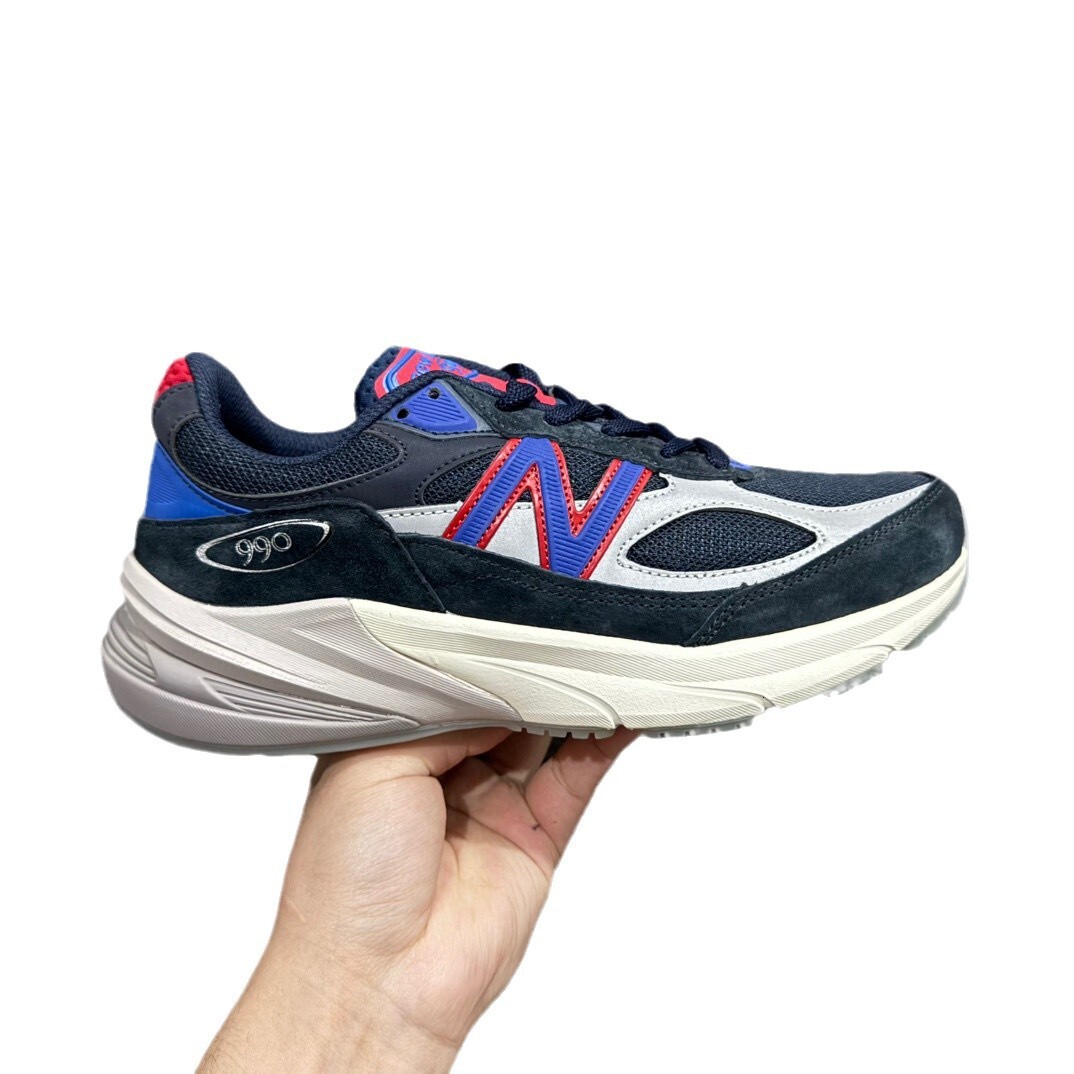 Premium Designer 990V6 athletic, comfortable, non-slip, wear-resistant low-top running shoes, casual style, for men and women