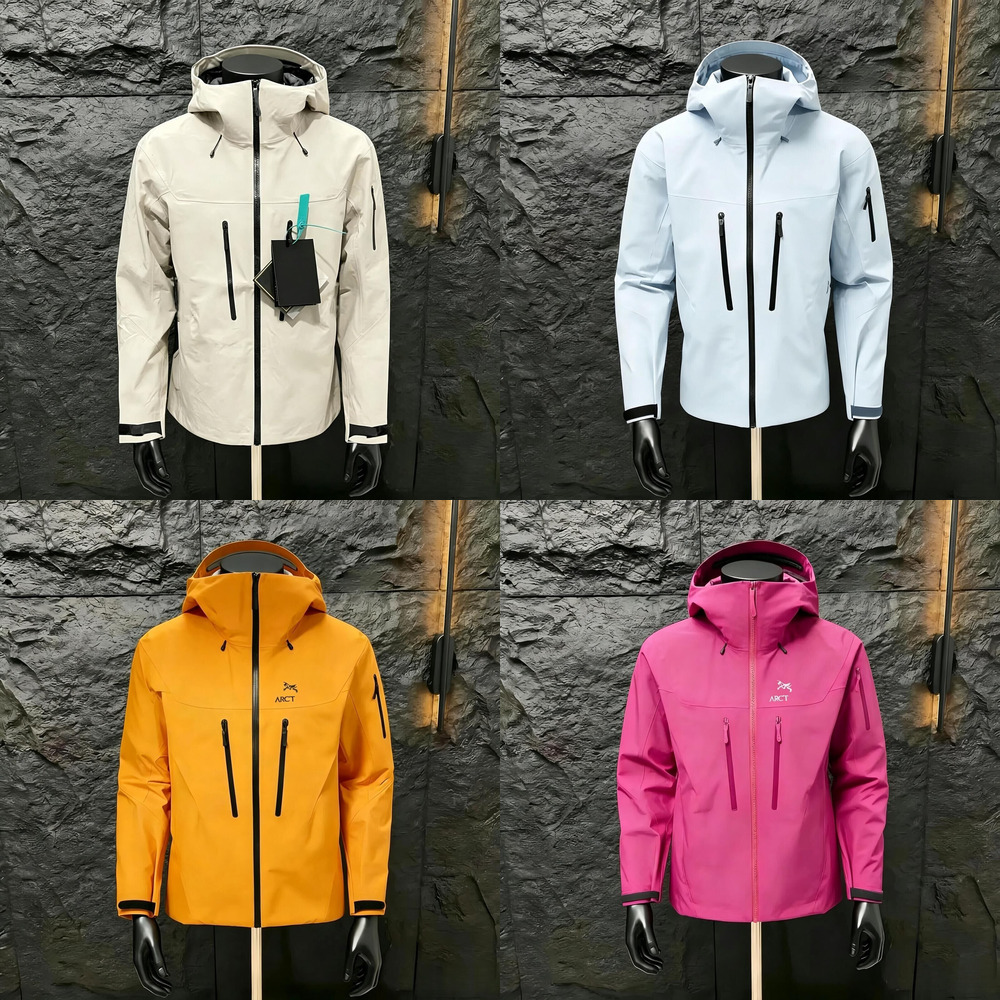 Bone Bird Jacket Men Women Designer Goretex Jacket Hard Shell Zip Up Waterproof Hood Windbreaker Loose Skiing Outdoor Hiking Clothes Jacket E70