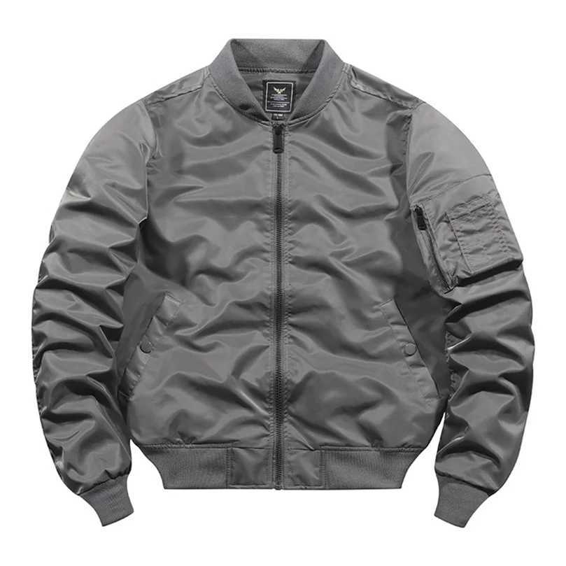 Bomber Jacket Men Vintage Motorcycle Military Coat Spring Winter Padded Casual Pilot Male Clothing 4XL 5XLA1 S261017I9RM