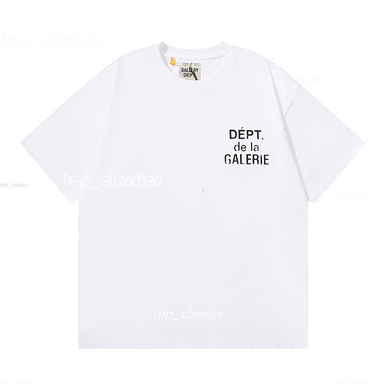 Gallarydeptt Shirt Designer Mens High Street Outdoor Casual Shirts Style New Trend Brand Galleryy Letter Printed Loose High Quality Short Sleeve T S