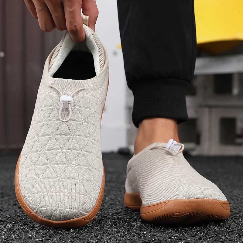 Casual Shoes Men High Quality Unisex Barefoot Sneakers Wide Toe Minimalist Zero Drop Non Slip Shoes Lace Up Mesh Casual Sneaker Footwear 2026 H26101