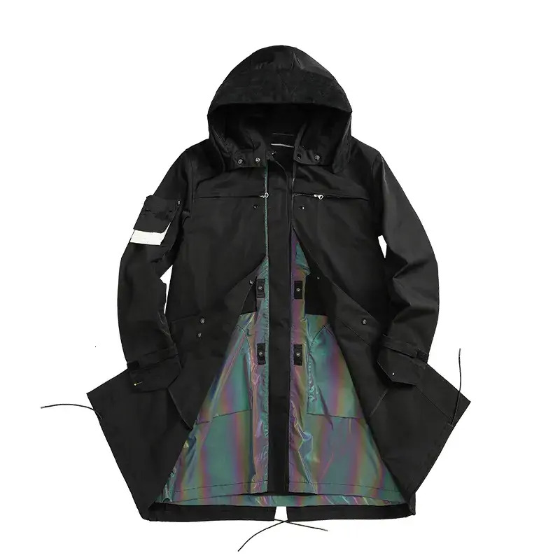 Men Short Jacket Men Short Jacket Mens Outerwear Coats Spring And Autumn Outerwear Long Windbreaker Jackets outerwear High Quty Reflective Longs Coa