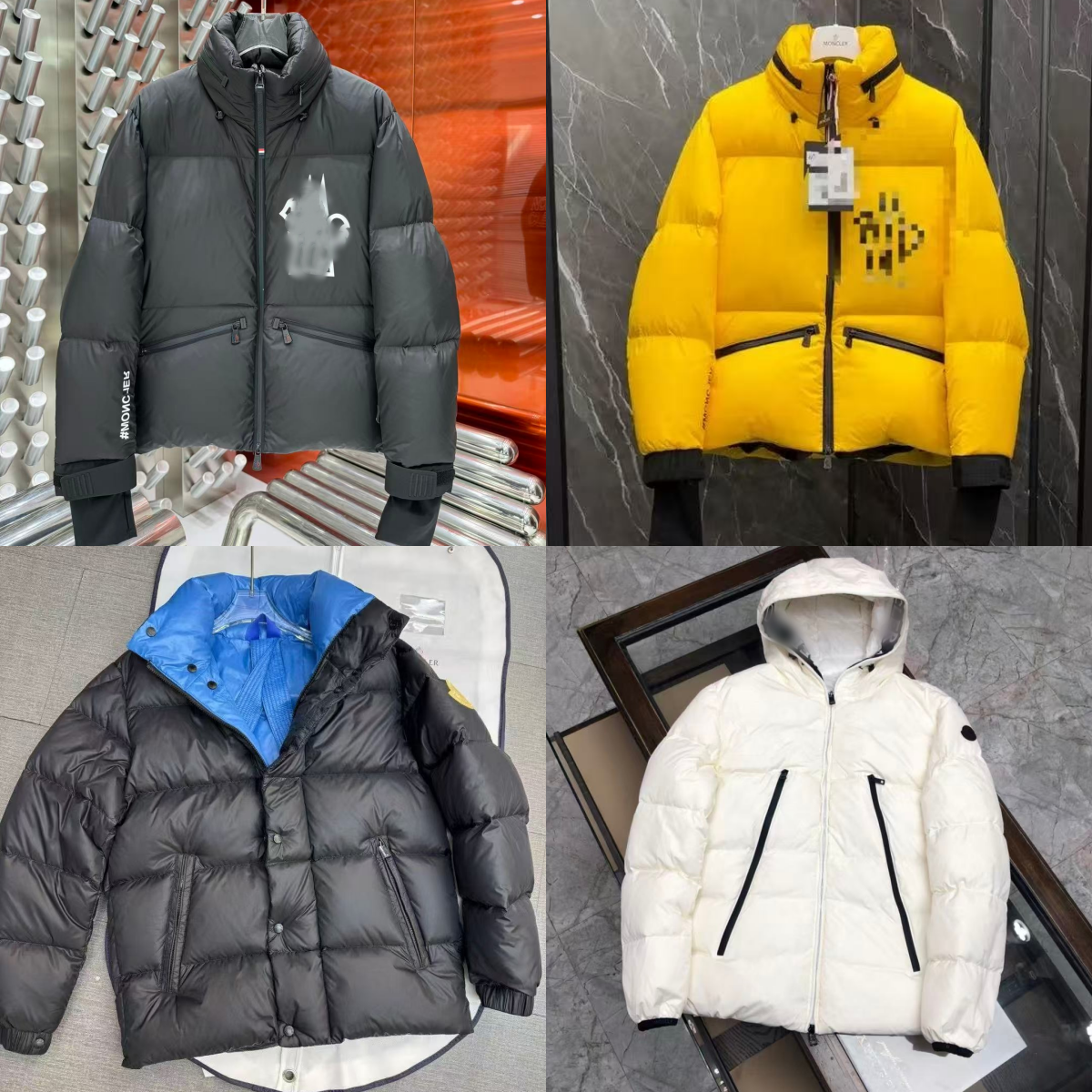 mens designer jacket puffer jacket men Glossy Big-Pocket Down Jacket Macaron Color New Arrival Down Jacke High-Quality Down Jacket Men and Women sam