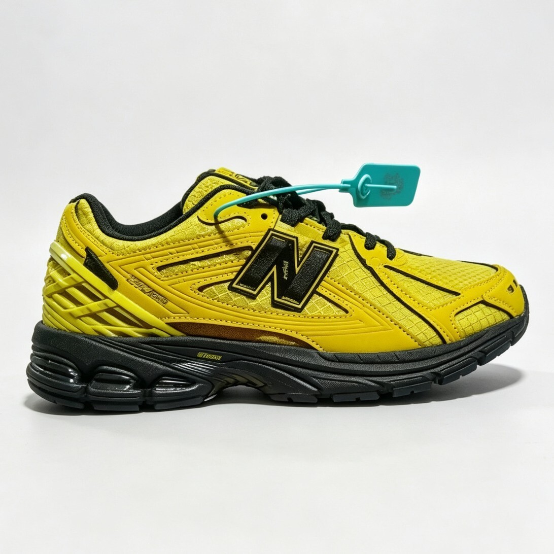 Premium Designer Marsh Yellow Retro Mesh Low-top 1906 Dad Sneakers Breathable Unisex Sports Running Footwear