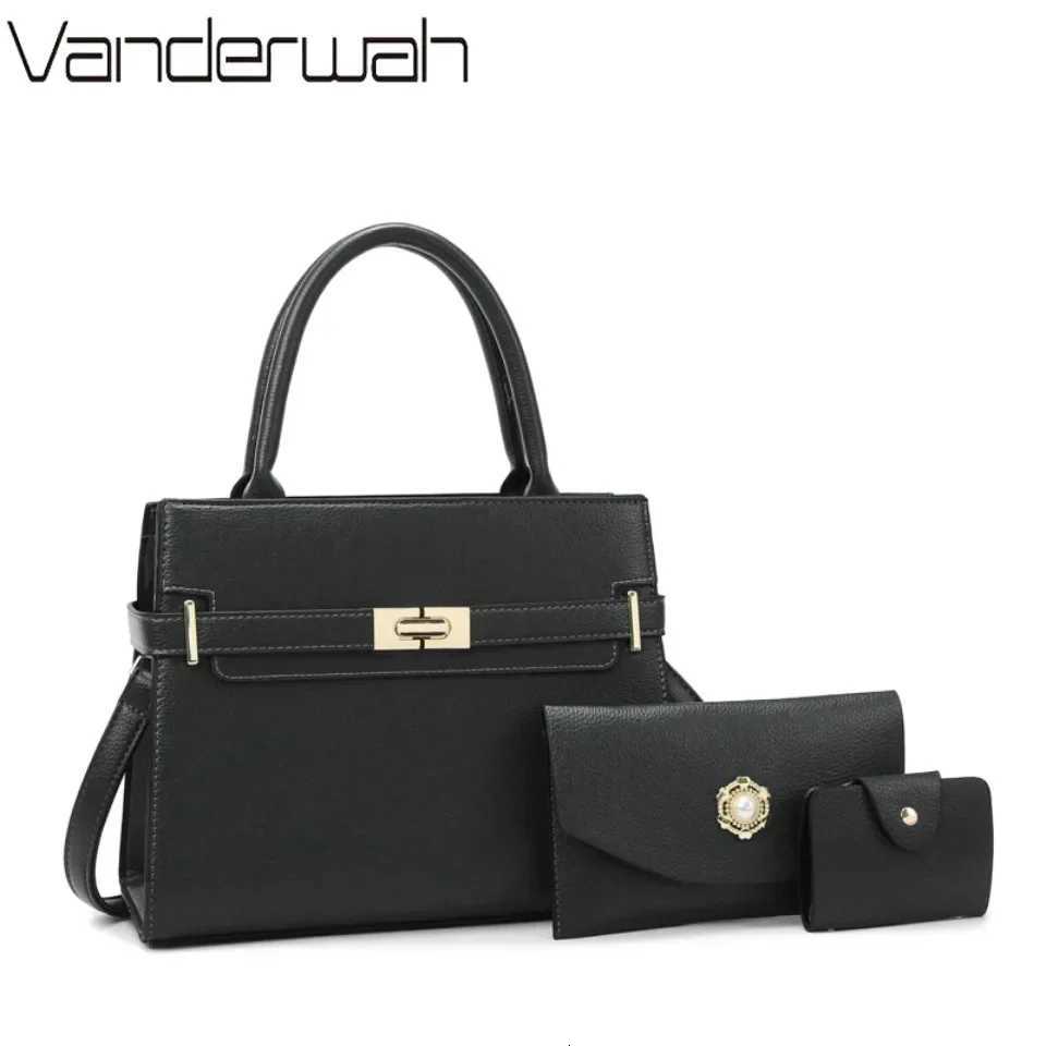 Evening Bags Totes 3 Sets Or 1 Big Bag Women's Handbag Large Capacity Bags Shoulder Crossbody Bags Small Coin Purse Quality Leather Sac Hot H26