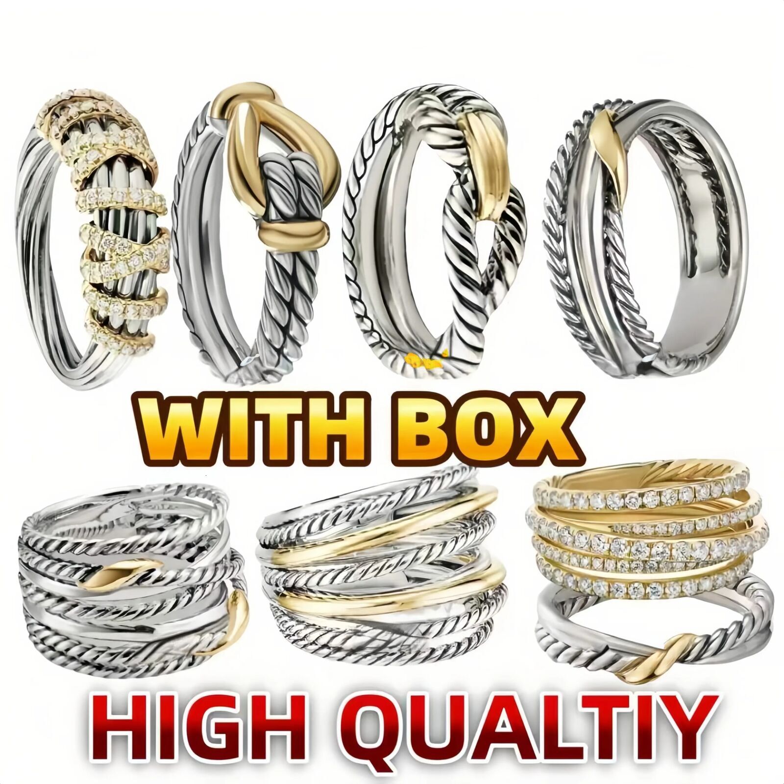 2026 Rings Designer For Women Wedding Rings Man Engagement Station Cable Collection Vintage Ethnic Loop Hoop Ring Punk cologne Luxury Jewelry perfum