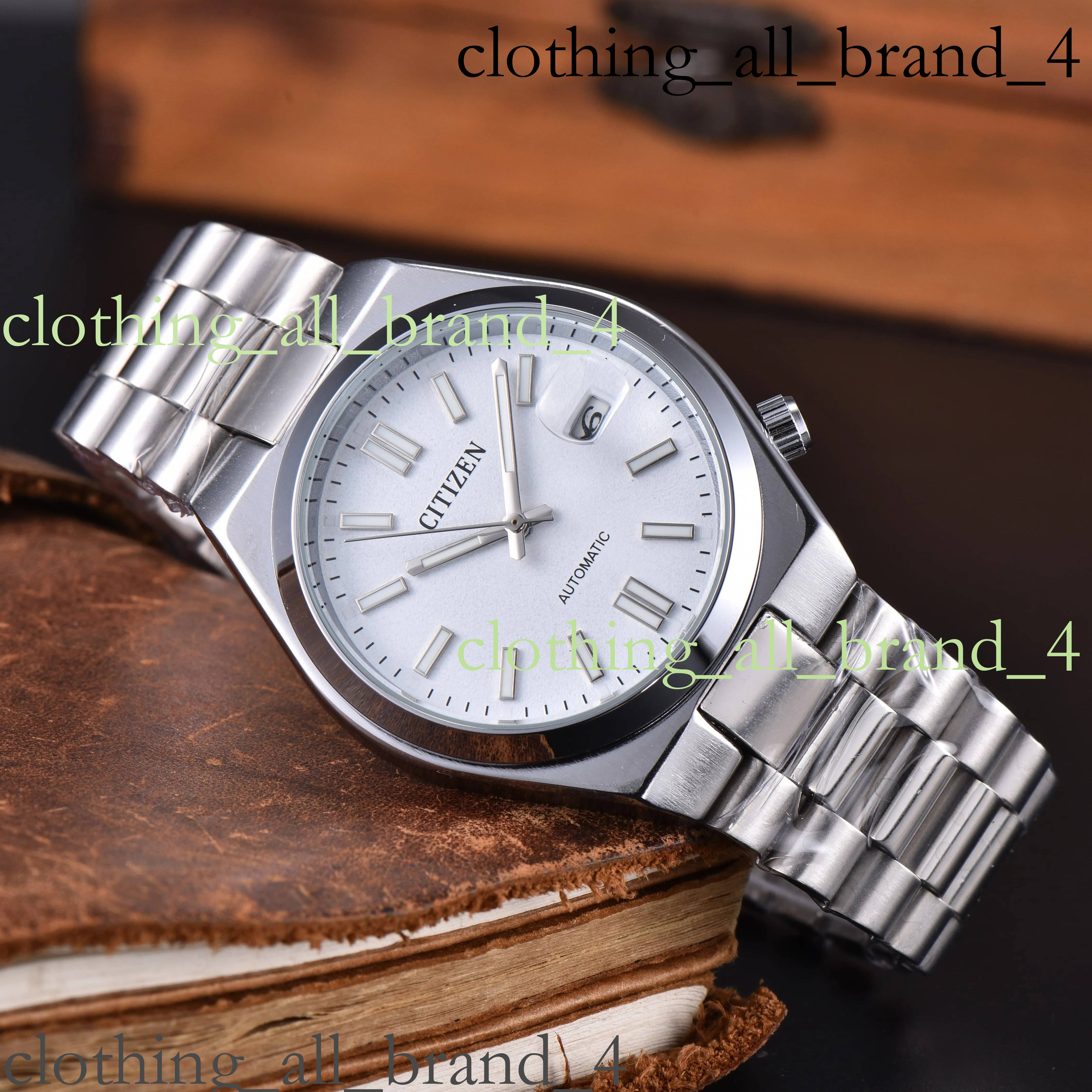 Citize Watch Men Luxury Trend Citi Quartz Calendar Waterproof Multi Function Fancy Round Stainless Automatic Date Designer High Quality Mens Citizen