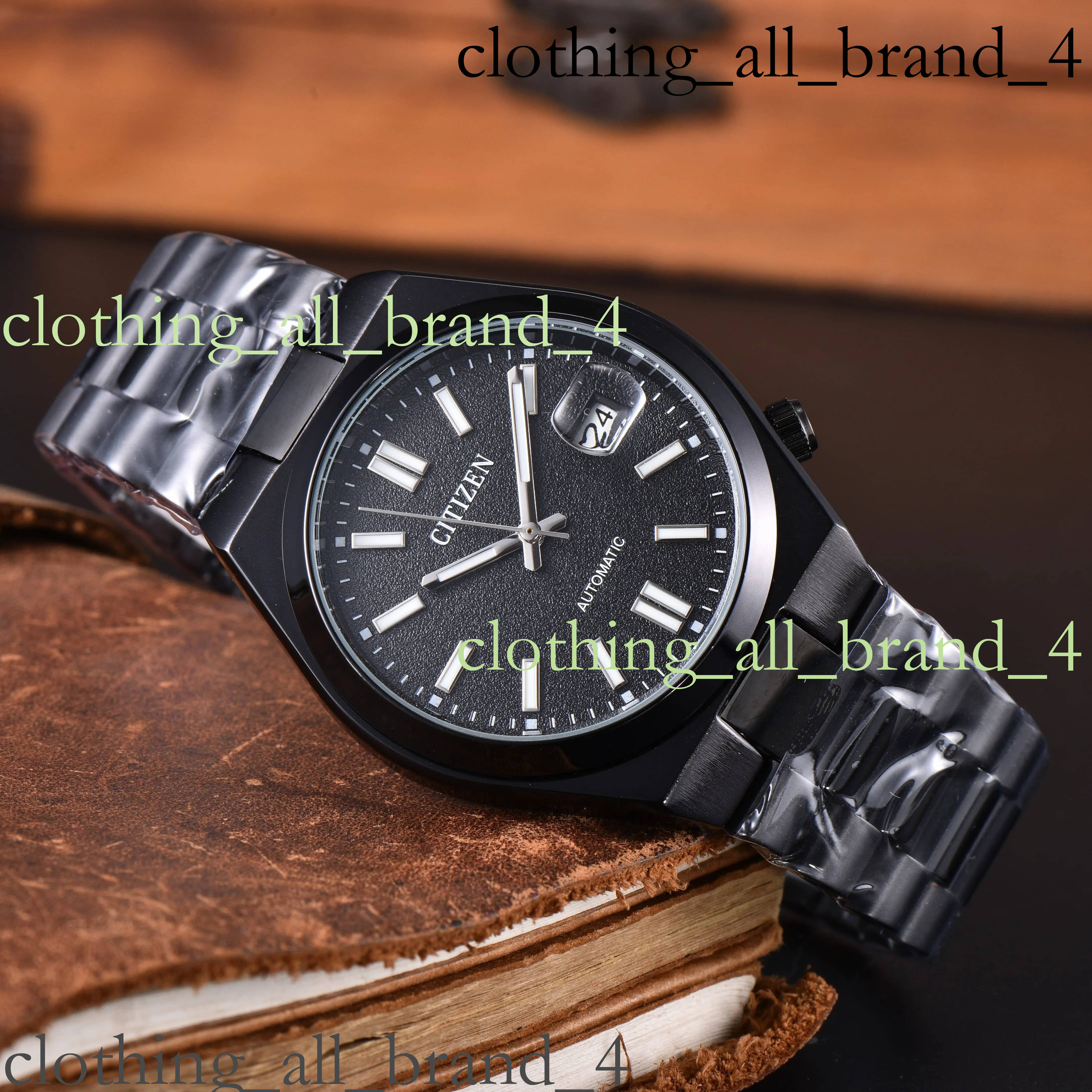 Citize Watch Men Luxury Trend Citi Quartz Calendar Waterproof Multi Function Fancy Round Stainless Automatic Date Designer High Quality Mens Citizen