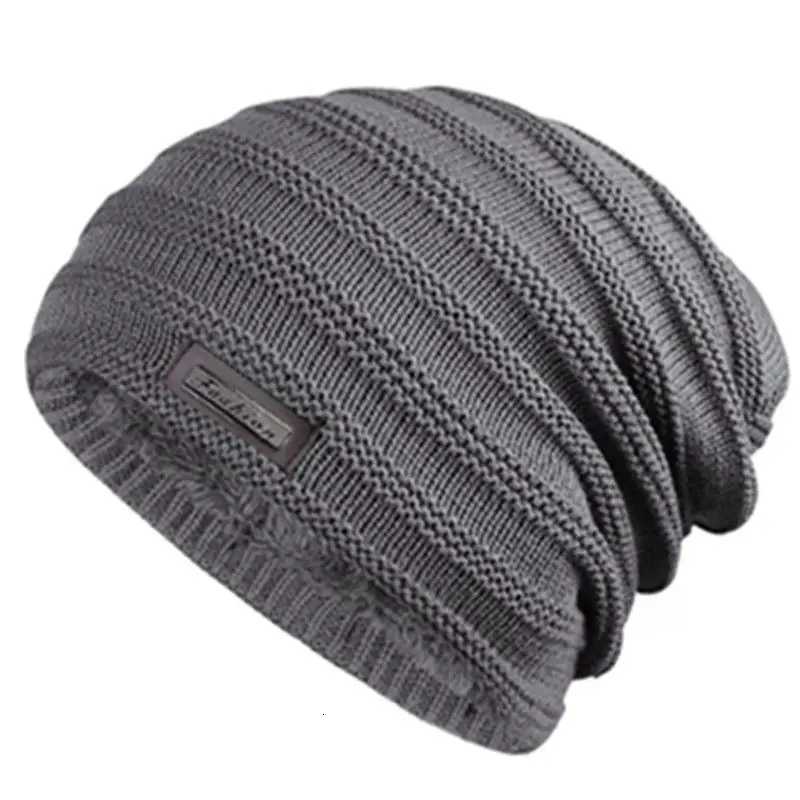 Beanie/Skull Caps New Unisex Fur Lined Beanie Hat Keep Warm Winter Hat Thick Soft Stretch Hat For Men And Women Fashion Winter CapT261017