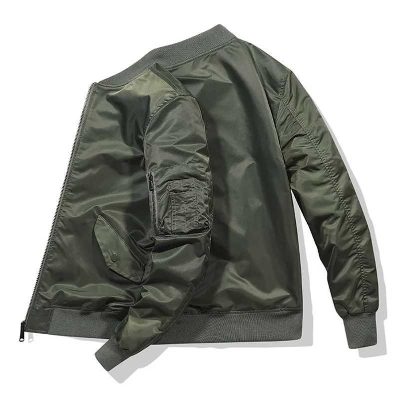Spring Men's Military Bomber Jacket Outwear Cotton Padded Pilot Army Coat Varsity Windrunner 2026 Autumn WinterA1 S261017D1G8