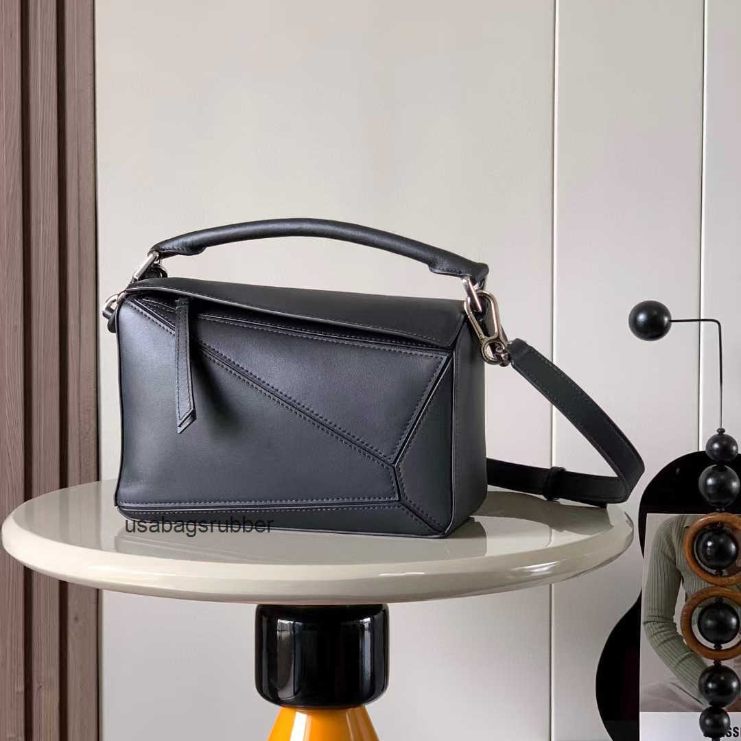 Minimalist Designer Style Bag Cowhide Handbag Female Stitching Small Square Bag High Quality Shoulder Crossbody Bag