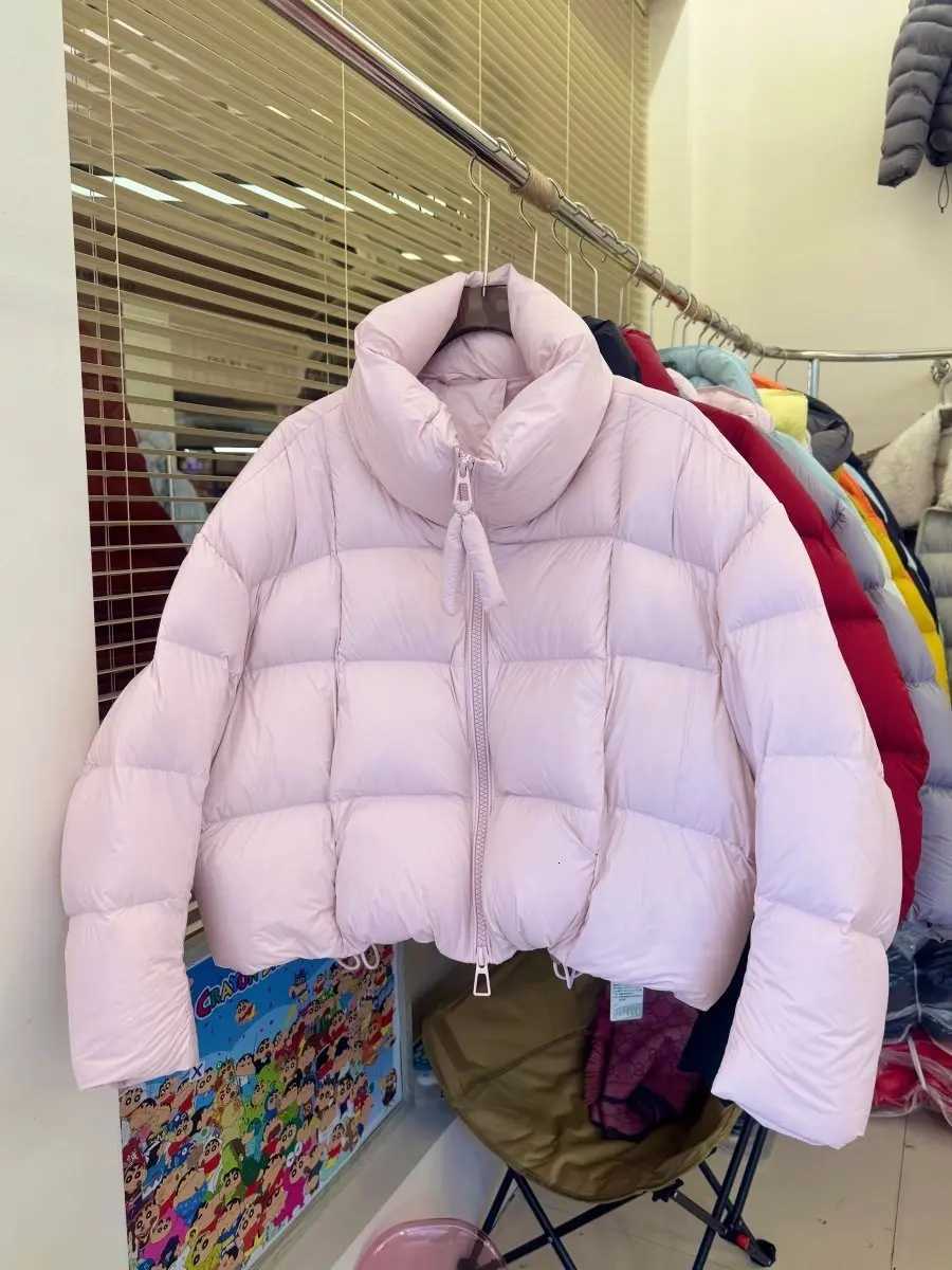 Women's Down Parkas 2026 New Cloud Puff Thick Bread Jacket Puffy Collar Short Women's down Jacket NEW 90 White Duck Down Short Down COAT f