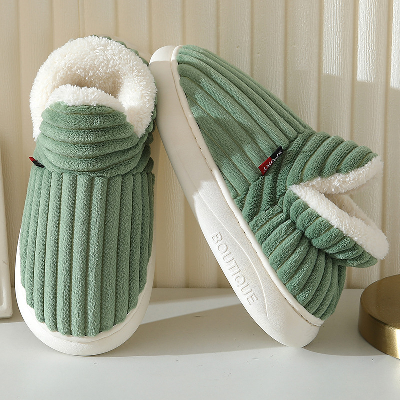 CRACOMIN New Fur Slippers Women Men Winter Furry Fashion Warm Ankles Plush Cozy Slides For Home Indoor Soft Sole Cotton Shoe ddmykukumalu
