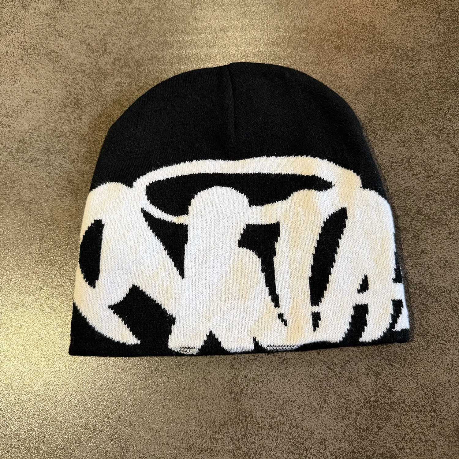 Y2K Letter Knit Hats Skullies Beanies Autumn Winter Warm Hat Men Women Hip Hop Quality Skiing Cap Cycling Windproof New S261017SZLW