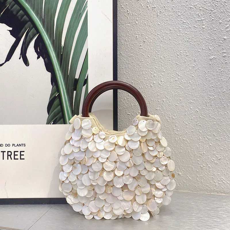 Evening Bags Spring and summer new pure handmade natural shell bag fairy handheld bag personalized trend niche bag H261016