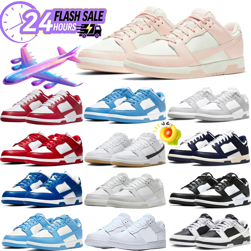 Designer running shoes man PU Leather Black White Color Block Lace Up Low Top Casual Sneakers Breathable Comfort for Men Women Daily Walking Sports