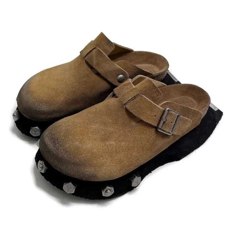 2025 Summer And Autumn New Design Retro Thick Bottom Women's Slippers Shallow Femme Sandals Casual Sexy Madam Outdoor Flip Flops Q261015