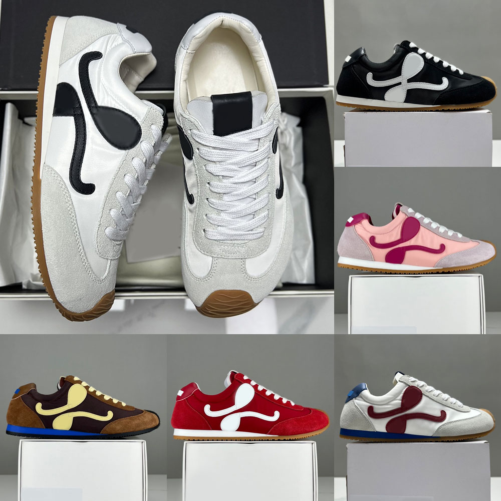 New high quality Women Designer sneakers Running Casual shoes Ballet Runner 25ss Grip Sneaker 2.0 flow flats Womens ladies Trainers Chaussure Classi