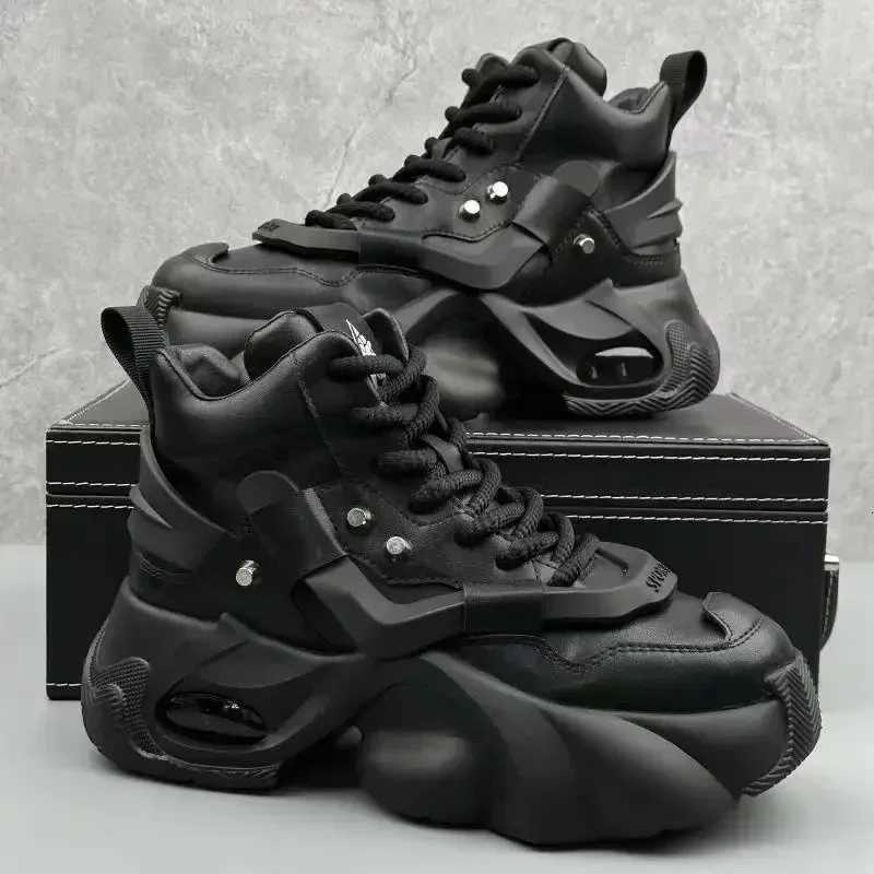 Casual Shoes Men's Shoes Casual Sneakers for Men Comfortable Platform Boots for Men Height Increasing Breathable High Top Sneakers Men H261016
