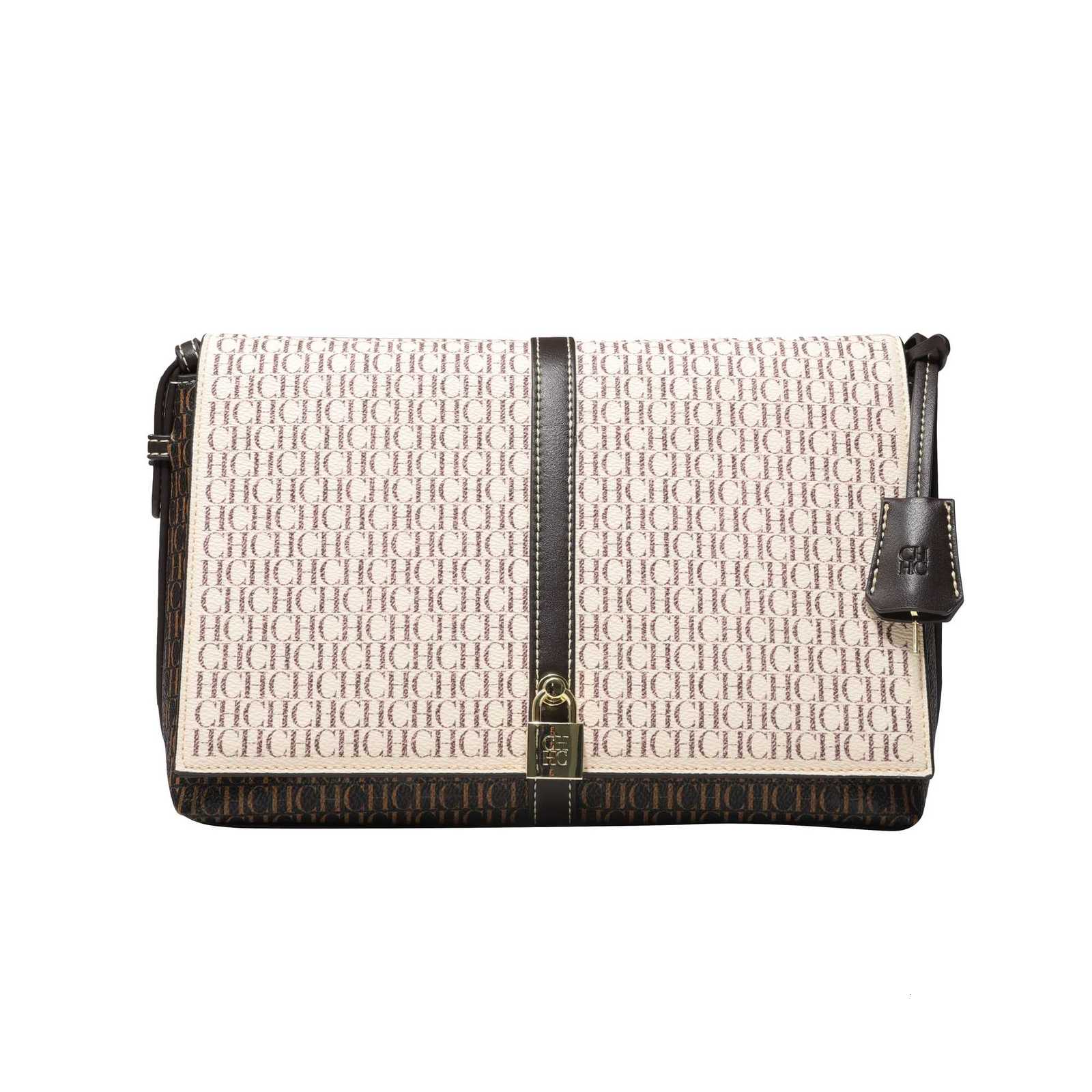 Evening Bags Totes CH Simple Fashion Style Women's Crossbody Bag Women's Shoulder Bag Zip Paragraph Ladies Bag Unique Printing Designs H26