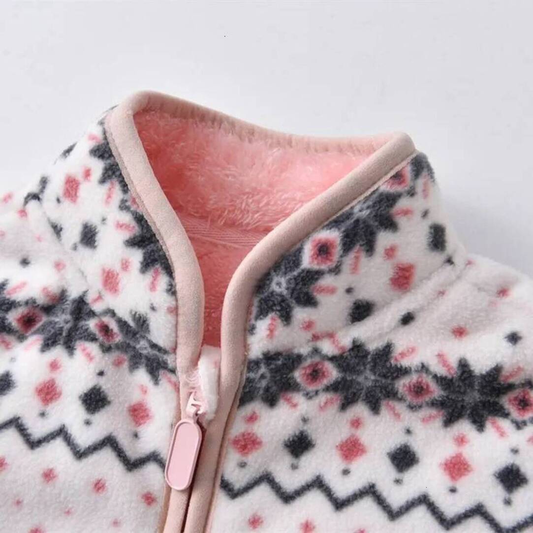 Girls Hoodie Hoodies Sweatshirts Spring Autumn Children Kids Polar Fleece Baby Girls Jackets Coats Soft Thick Warm Crew pu