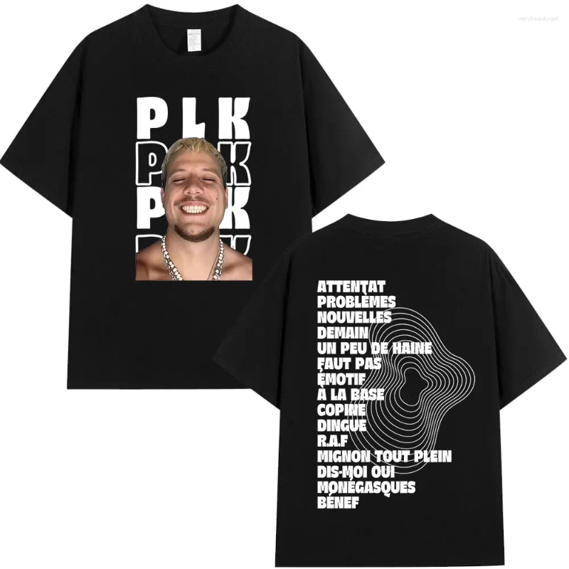 Plk FACE T-shirt Men Women Clothing Fashion Vintage Hip Hop T-shirts Casual Cotton Short Sleeves T Shirts Streetwear