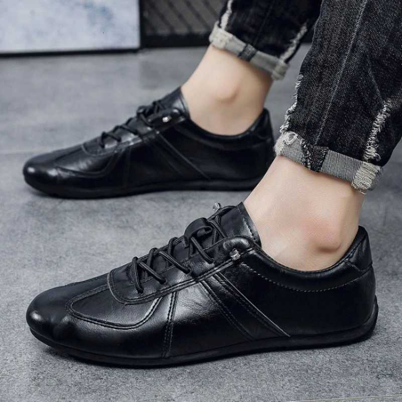 Casual Shoes Hot Selling Spring Autumn Men's Casual Single Shoes Low Cut Sneakers for Lazy People Lightweight Driving Shoes H261016