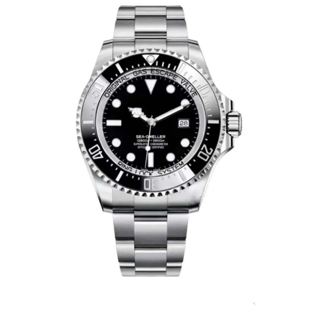 Water proof Luxury Designer Mens Watch 126603 Red SEA-DWELLER Men Mechanical Automatic Watches Movement Wristwatches Gold Watch Montre de luxe sapph