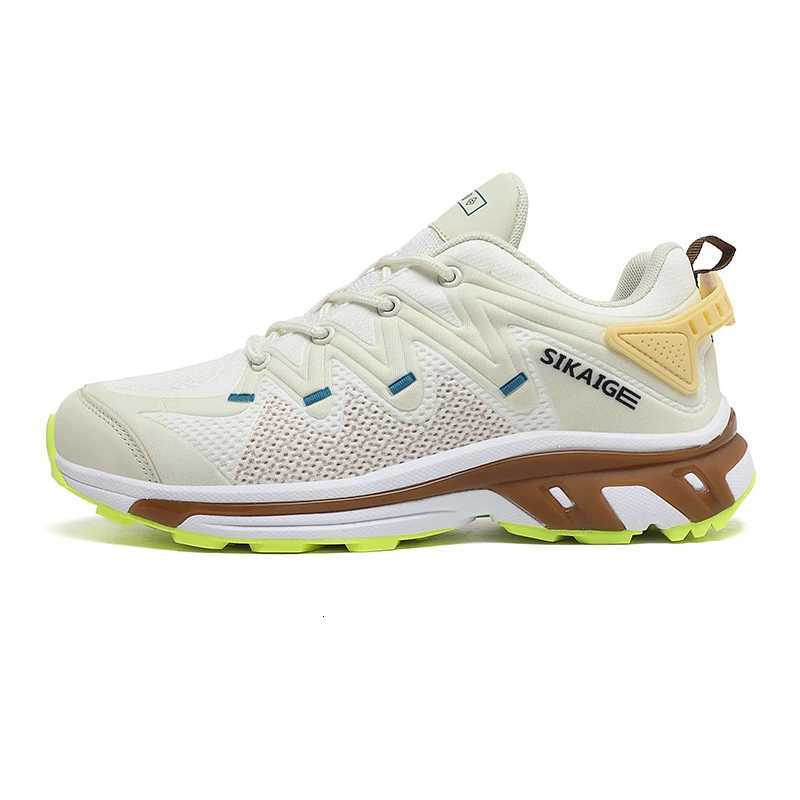 Casual Shoes Men's Trail Running Shoes Autumn Outdoor Non-Slip MD Rubber Sole Breathable Mesh TPU Shock Absorption Casual Sports Sneakers H2610