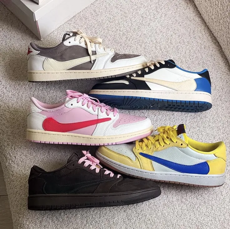 Avec boîte baskets hommes femmes tendance chaussures de skate décontractées absorption des chocs entraîneur bas rose moka bleu taille 36-47 avec