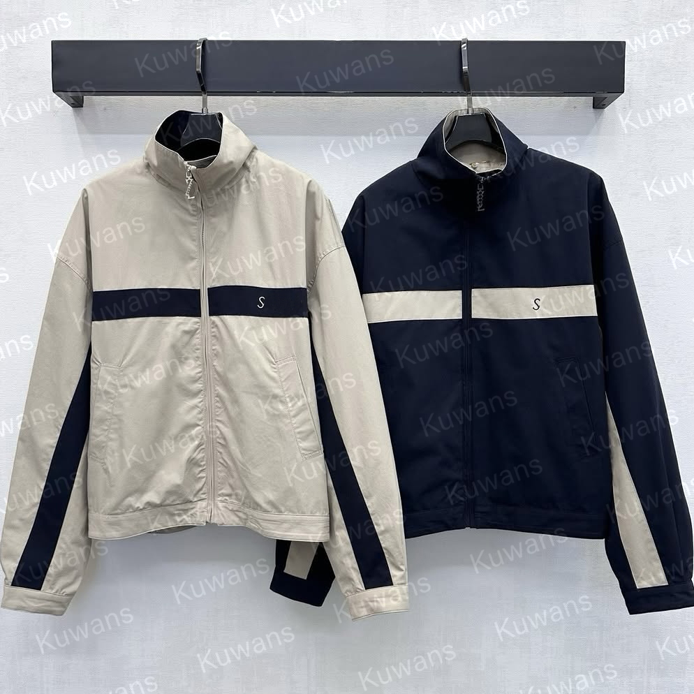Designer S Track Veste en coton Fermeture à glissière pour femme avec lettre brodée Automne Hiver Vestes Full Zip Stand Col Manteau Pull Yoga Gym