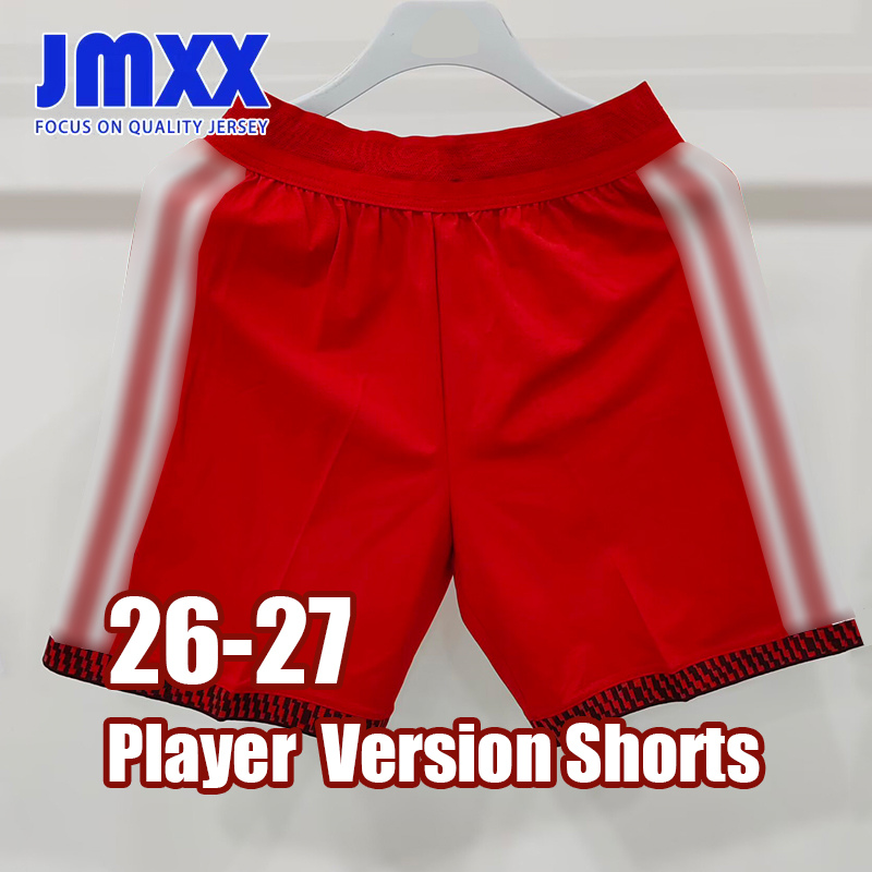 3XL XXXL JMXX 26 27 Arsenaooles ARS Player Version Shorts Home Away Third Red Pre Match Traning Man Soccer Short Blue Mens Sport Pants 2026 2027