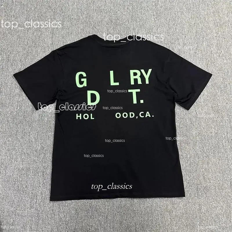 Shirts American Designer Mens T Shirt Luxury High End Letter Couple Gellerydept Short Sleeved High Quality Womens Shirt c6d