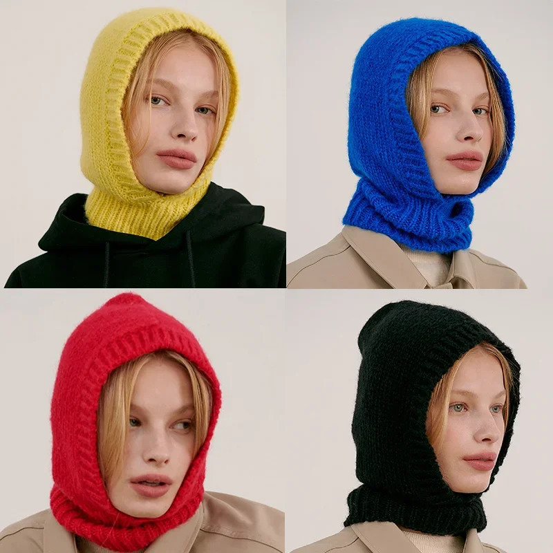 Winter Ski Mask Balaclava Mask Hats For Women Men Outdoor Keep Warm Skullies Beanies Boys Girls Scarf Skiing Cycling Knitted Hat 261017