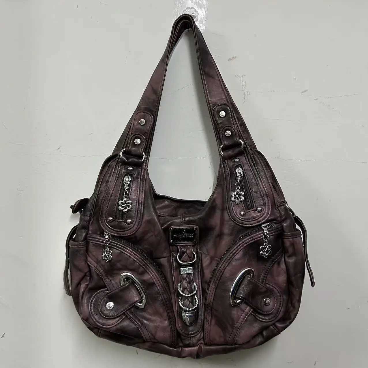 Evening Bags Women's Fashion Shoulder Bag Large Top-Handle Satchel Dumpling Pack Multi-Pocket Coffee Shoulder Bag Purse H261016