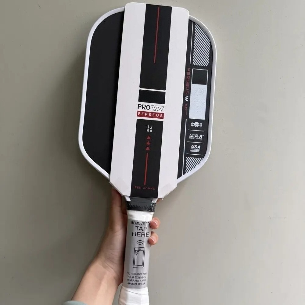 PERSEUS IV 16MM BEN JOHNS Pickleball Paddles T700 Carbon Fiber Increased Power Feel Fully Encased Sweet Spot 26Y1017