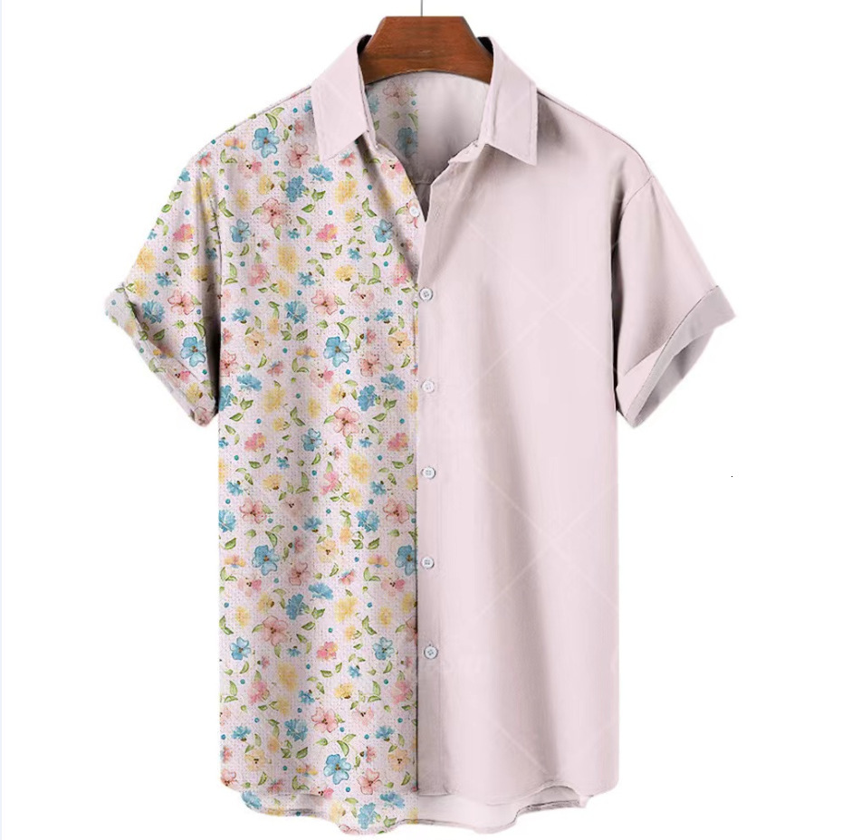 2026 Summer Hot Style Hawaiian Short-Sleeved Men's 3D Printed Beach Shirt Free Shipping
